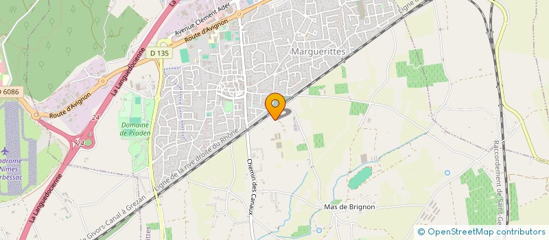 localisation de l'entreprise EKOIRIS à MARGUERITTES