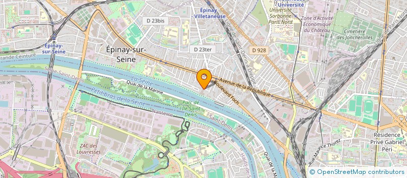 localisation de l'entreprise EKOLO à EPINAY-SUR-SEINE