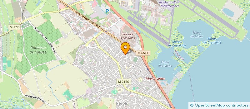 localisation de l'entreprise EKOLYE à PEROLS