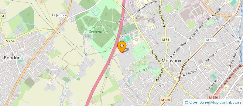 localisation de l'entreprise EKOM  MOUVAUX