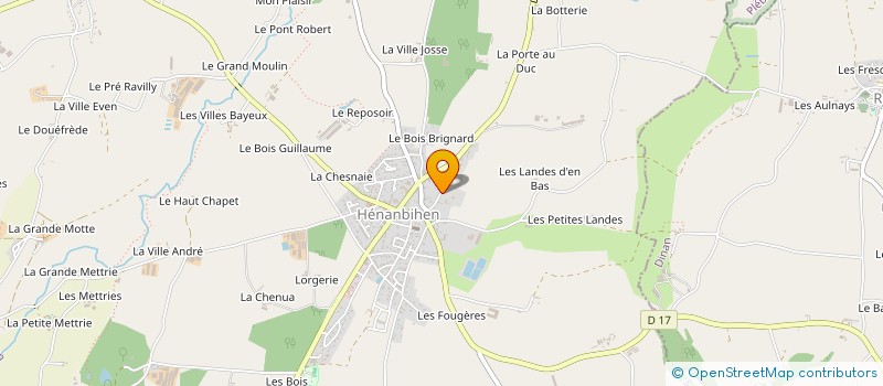 localisation de l'entreprise EKOMANER  HENANBIHEN