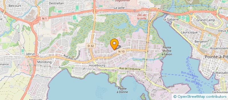 localisation de l'entreprise EKOMEZ KARAIBES  BAIE-MAHAULT