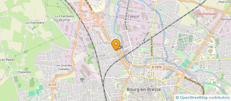 localisation de l'entreprise EKONAT à VIRIAT