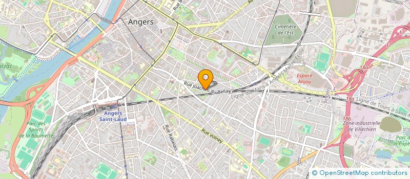 localisation de l'entreprise EKONIX à ANGERS