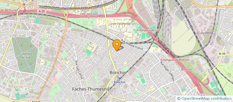 localisation de l'entreprise EKOP LILLE METROPOLE ECOLE DE KRAV OPERATIONNEL ET PROFESSIONNEL à RONCHIN