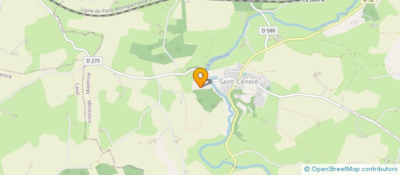 localisation de l'entreprise EKOPRO à MONTSURS