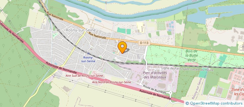 localisation de l'entreprise EKOR  ROSNY-SUR-SEINE