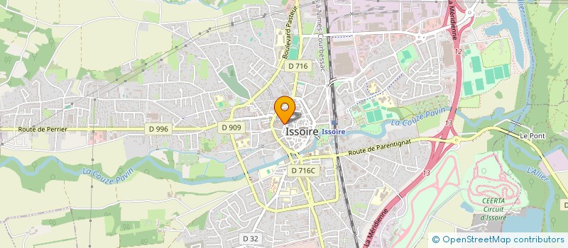 localisation de l'entreprise EKORN  ISSOIRE