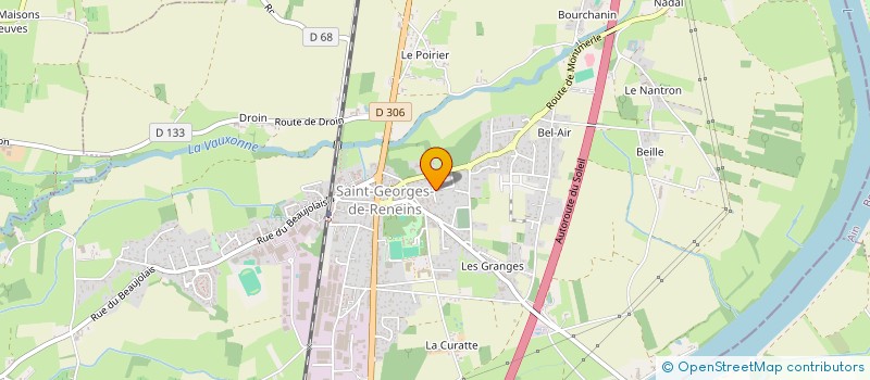 localisation de l'entreprise EKOS  SAINT GEORGES DE RENEINS