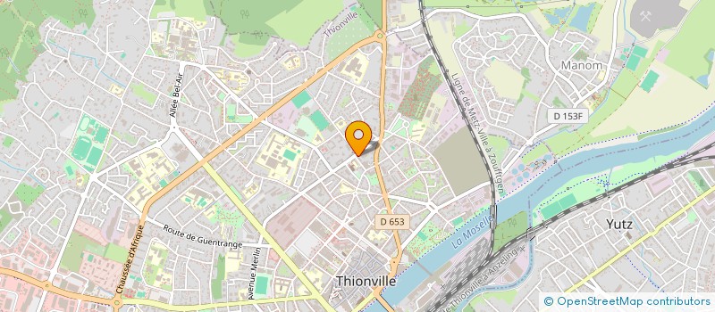 localisation de l'entreprise EKOS INVESTISSEMENT à THIONVILLE