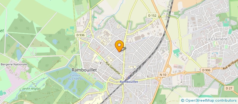 localisation de l'entreprise EKOSCIENCE à RAMBOUILLET