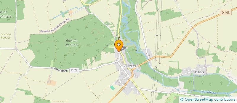 localisation de l'entreprise EKOSERVICES77 à MORET-LOING-ET-ORVANNE