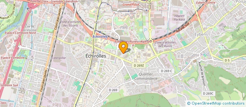 localisation de l'entreprise EKOSPHERE SUD DAUPHINE à ECHIROLLES