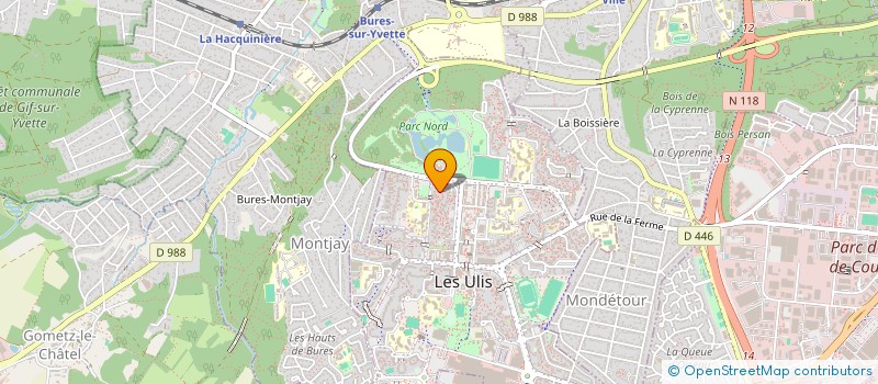 localisation de l'entreprise EKOTEK à LES ULIS