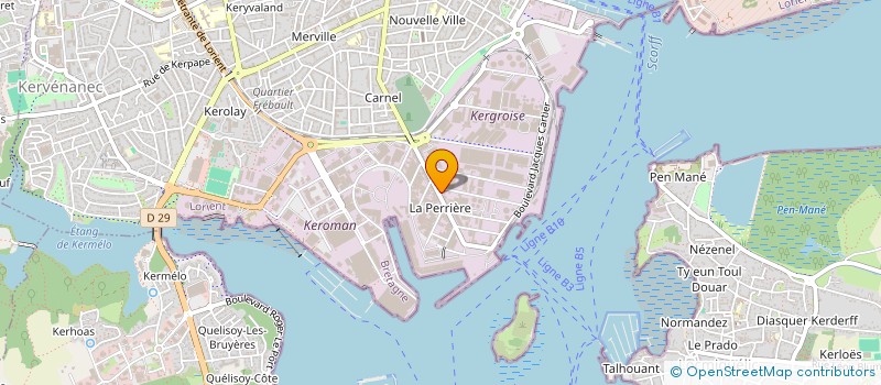 localisation de l'entreprise EKOTERM à LORIENT