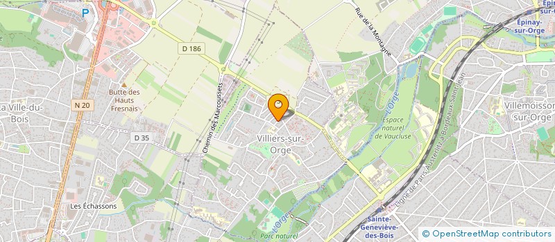 localisation de l'entreprise EKOTERRA  VILLIERS-SUR-ORGE