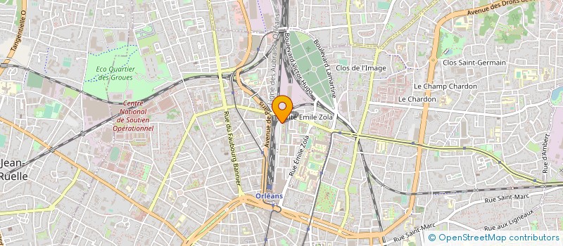 localisation de l'entreprise EKOULAUTO COURSES EXPRESS à ORLEANS