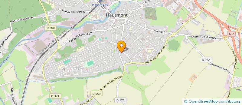 localisation de l'entreprise EKOUMA RICCI à HAUTMONT