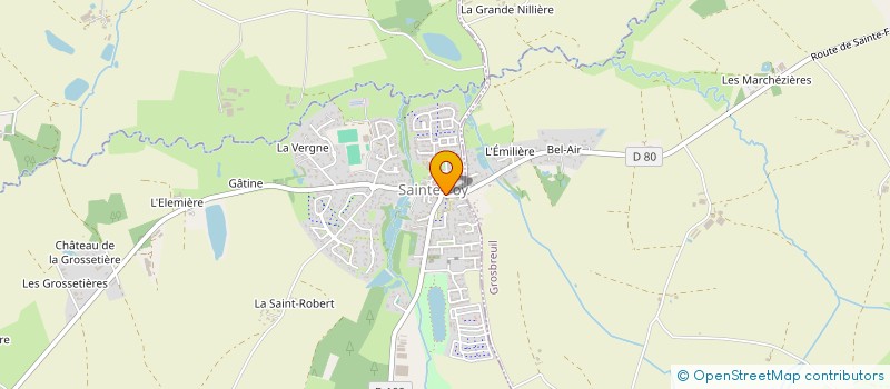 localisation de l'entreprise EKOVERDE à SAINTE-FOY