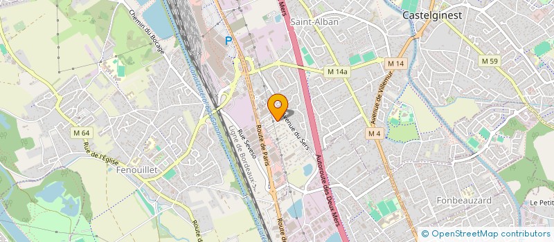 localisation de l'entreprise EKOVTC à AUCAMVILLE