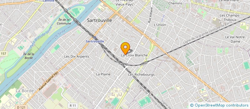 localisation de l'entreprise EKP PATRIMOINE  SARTROUVILLE