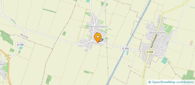 localisation de l'entreprise EKR FRANCE  HESSENHEIM