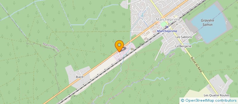 localisation de l'entreprise EKS AUTOMOBILES  MARCHEPRIME