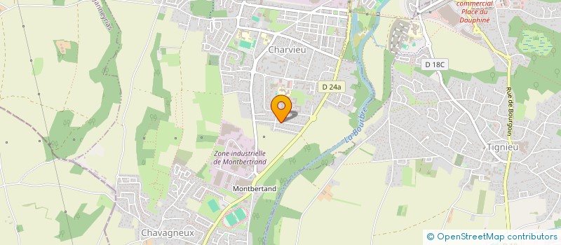 localisation de l'entreprise EKS CORPORATION à CHARVIEU-CHAVAGNEUX