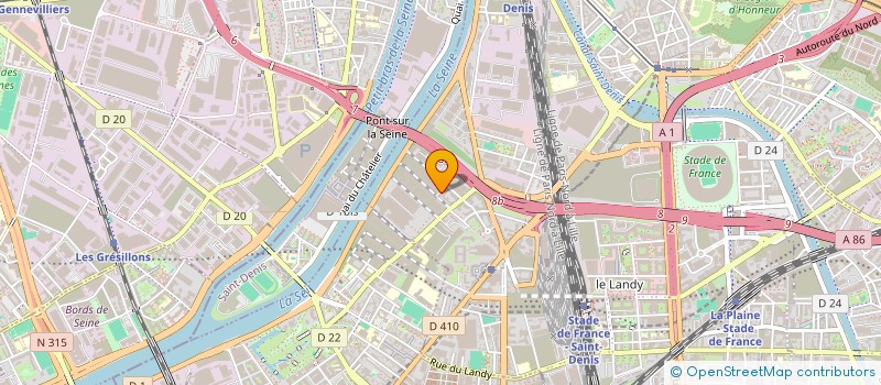 localisation de l'entreprise EKS GROUP à SAINT-DENIS