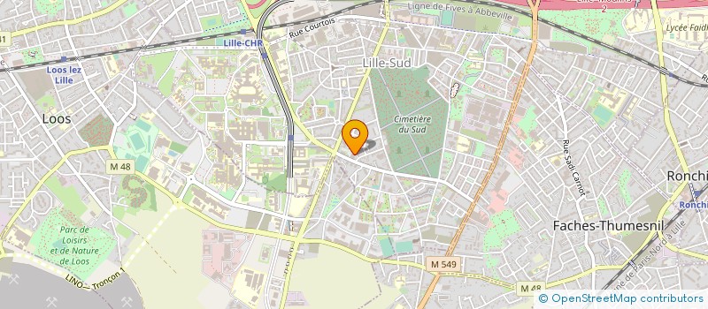 localisation de l'entreprise EKS TAXI à LILLE