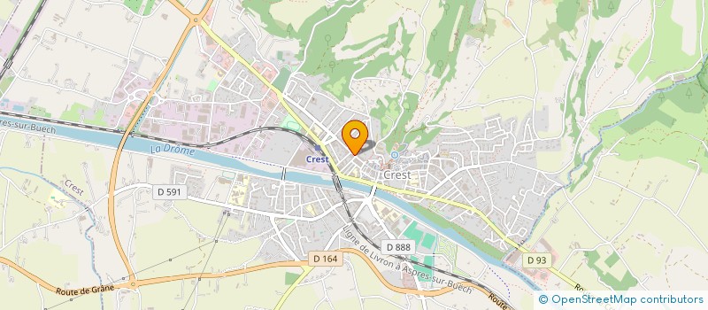 localisation de l'entreprise EKSATAP à CREST