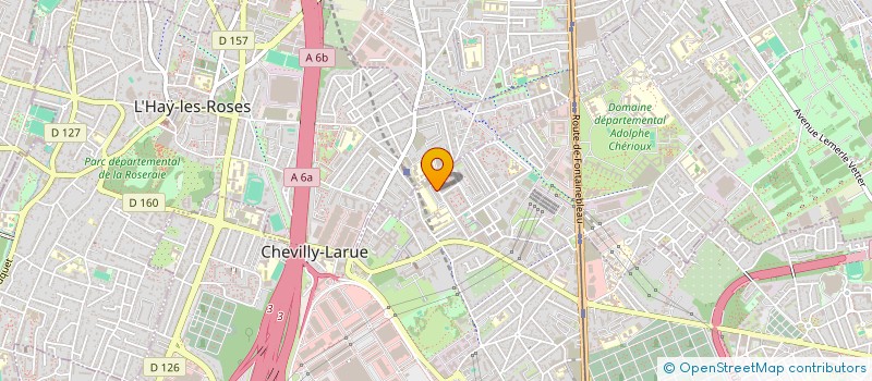 localisation de l'entreprise EKSERVICES à CHEVILLY-LARUE