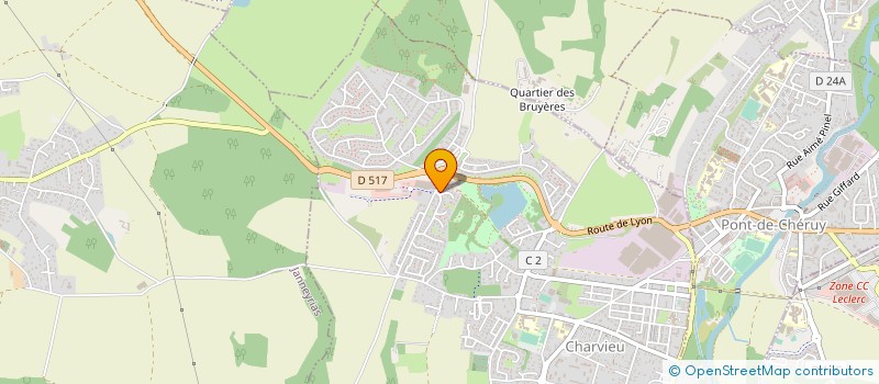 localisation de l'entreprise EKSPENEO  CHARVIEU-CHAVAGNEUX