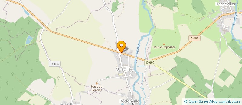 localisation de l'entreprise EKST  OGEVILLER