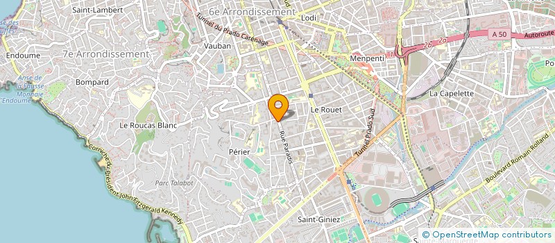 localisation de l'entreprise EKSTEND GROUP  MARSEILLE