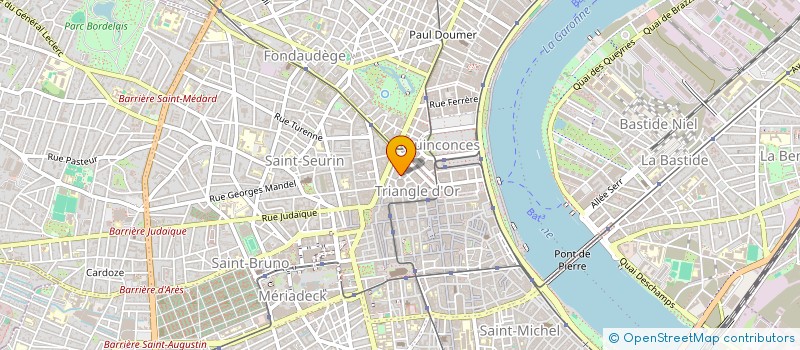 localisation de l'entreprise EKWATA VOYAGES à BORDEAUX