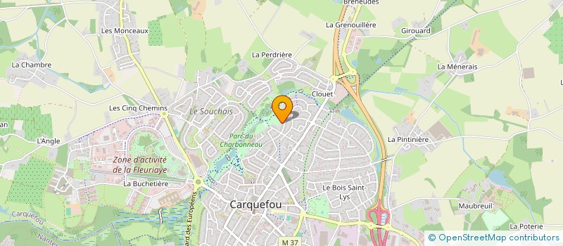 localisation de l'entreprise EKY  CARQUEFOU