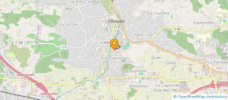 localisation de l'entreprise EKYCHIC à OLLIOULES