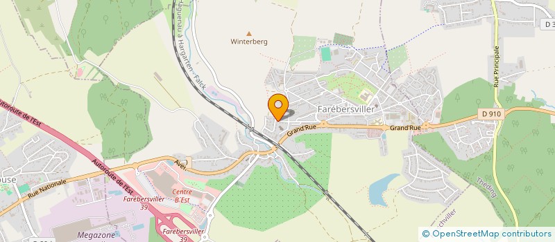 localisation de l'entreprise EKYNOX  FAREBERSVILLER