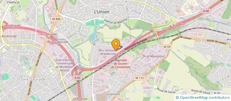 localisation de l'entreprise EKYNOX à TOULOUSE