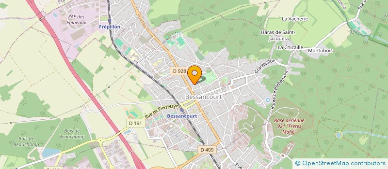 localisation de l'entreprise EKYNOX  BESSANCOURT