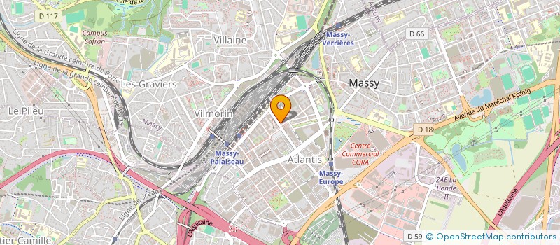 localisation de l'entreprise EKYPE à MASSY