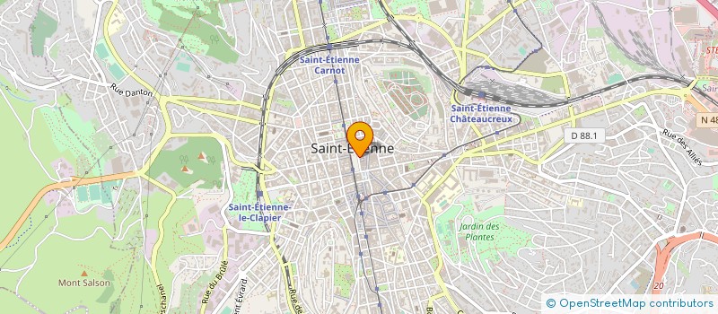localisation de l'entreprise EKYPIA  SAINT-ETIENNE