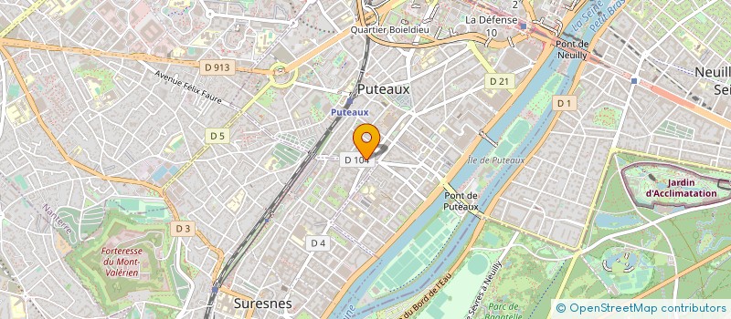 localisation de l'entreprise EKYRA BEAUTE  PUTEAUX