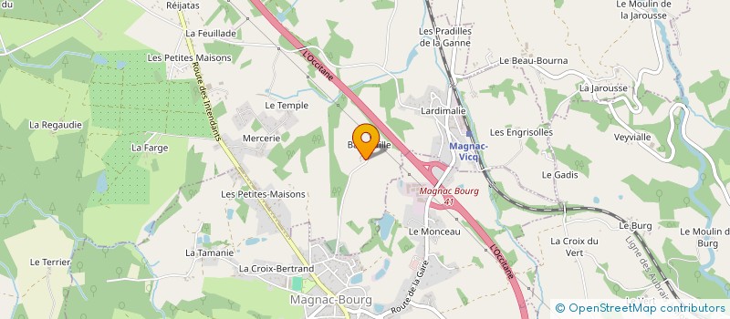 localisation de l'entreprise EKZ  VICQ-SUR-BREUILH