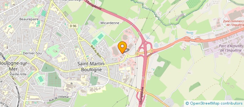 localisation de l'entreprise EKZA à SAINT-MARTIN-BOULOGNE