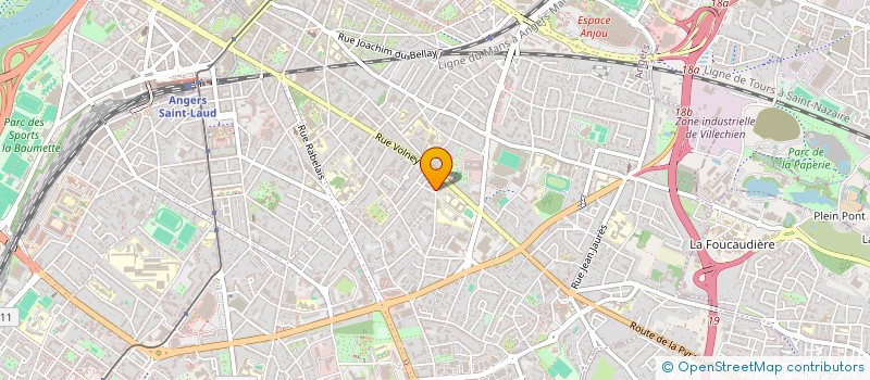 localisation de l'entreprise EL&3D à ANGERS