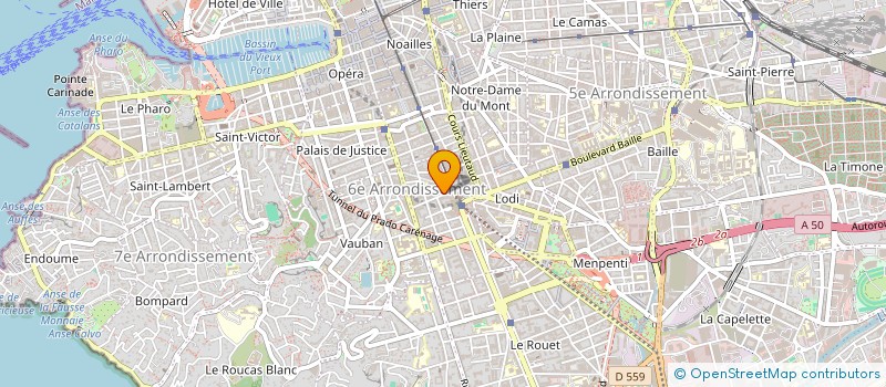 localisation de l'entreprise EL à MARSEILLE