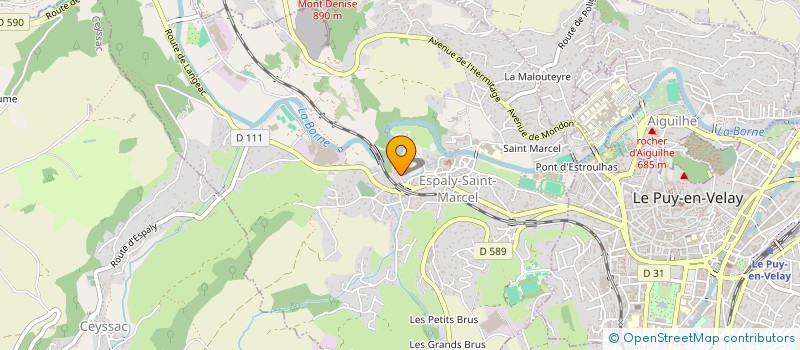 localisation de l'entreprise EL AAZZOUZI  ESPALY-SAINT-MARCEL