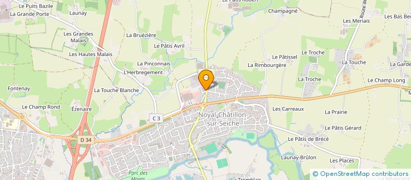 localisation de l'entreprise EL ABARI RAVALEMENT à NOYAL-CHATILLON-SUR-SEICHE
